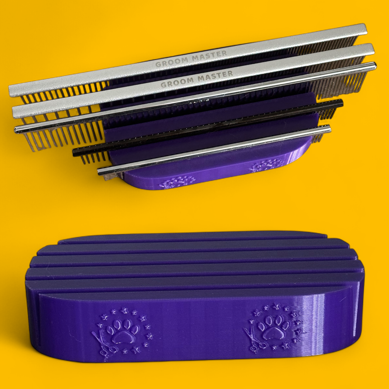 Dog Grooming Comb Holder – 5 Slot Brush Comb Organiser